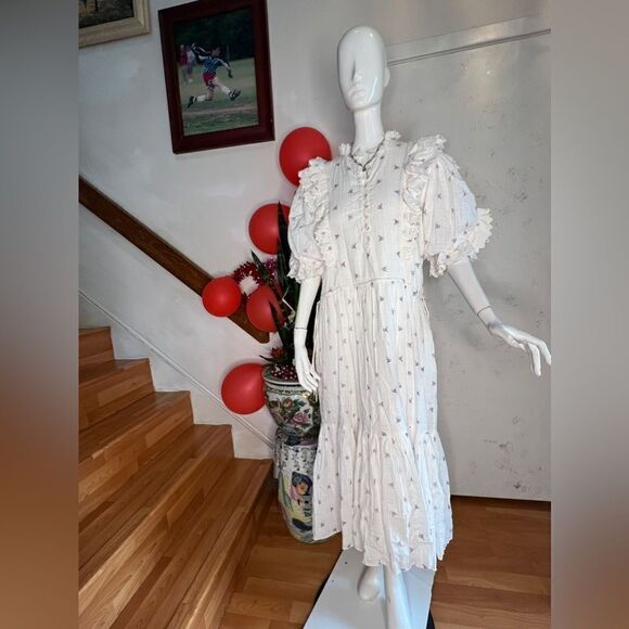 Magali Pascal Dobby Printed Midi Dress - Picture 4 of 10